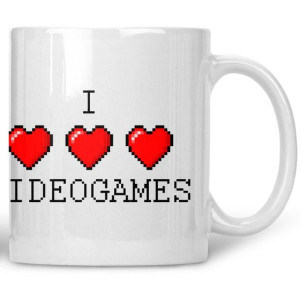 Kubek I love video games