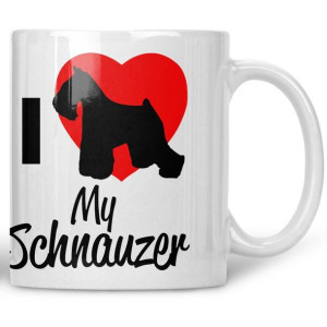 Kubek I Love My Schnauzer