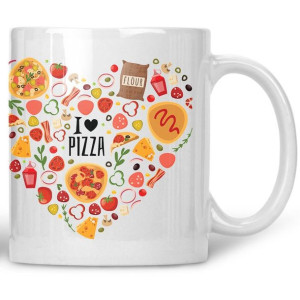 Kubek I love pizza Kocham pizzę
