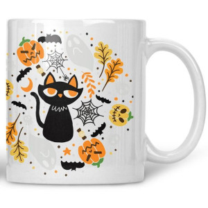 Kubek Kot Halloween