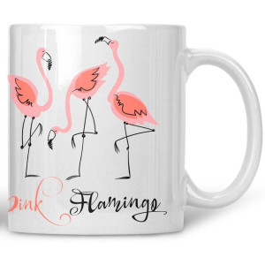 Kubek Różowe flamingi