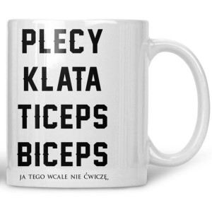 Kubek Plecy klata triceps biceps