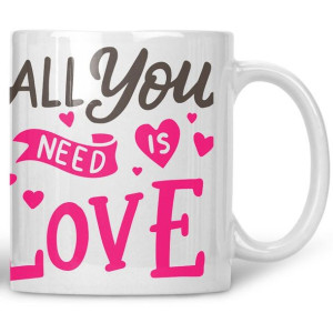 Kubek All you need is love