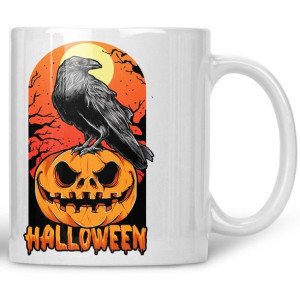 Kubek Kruk i dynia Halloween