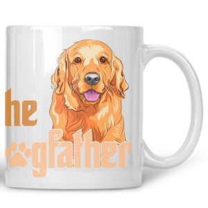 Kubek The Godfather pies golden retriever