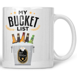 Kubek Bucket list Piwo do wypicia