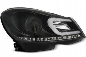 Lampy przednie Mercedes C W204 11-14 BLACK TUBE LI