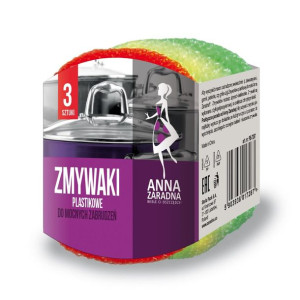 Zmywaki myjki plastikowe 3szt Anna Zaradna