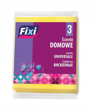 Ścierki domowe uniwersalne 3szt FIXI