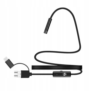 Kamera ENDOSKOPOWA ANDROID PC USB C micro USB 5m