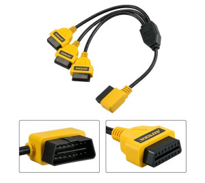 TRÓJNIK PRZEDŁUŻKA CZWÓRNIK OBD2 Rozdzielacz 50cm Przedłużacz