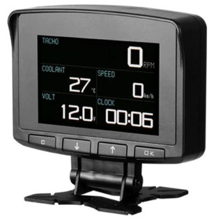 Autool x50PRO HUD Wskaźnik Doładowania Turbo Ciśnienia Oleju OBD2