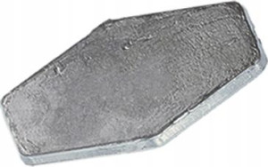 Ciężarek płaski przelotowy Jaxon 100g - 1szt