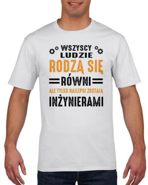 Koszulka męska Dla inżyniera S Biały