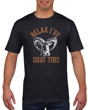 Koszulka męska Relax I've goat this M Czarny