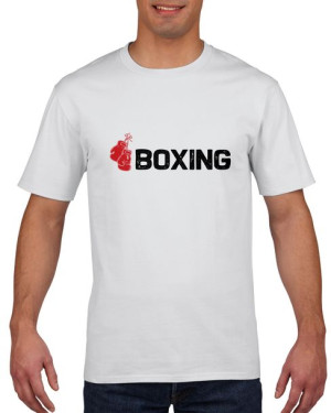 Koszulka męska Boks boxing S Biały