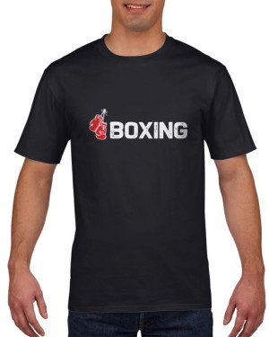 Koszulka męska Boks boxing XXL Czarny