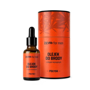 ZEW for men - olejek do brody konopny POŁYSK