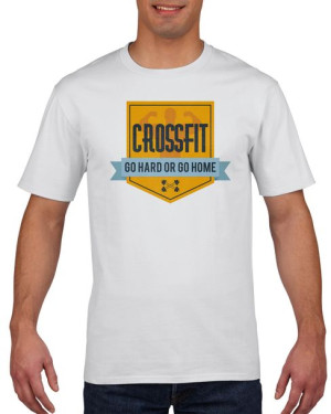 Koszulka męska Crossfit M Biały