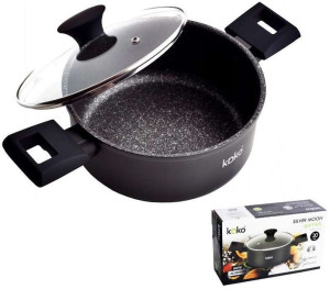 Garnek aluminiowy non stick 24 cm 4,5 L Indukcja