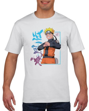 Koszulka męska Naruto Shippuden manga anime XL Biały