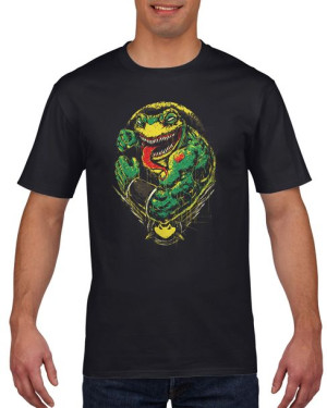 Koszulka męska Żaba Venom S Czarny