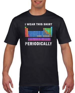 Koszulka męska Noszę ten t-shirt okresowo L Czarny