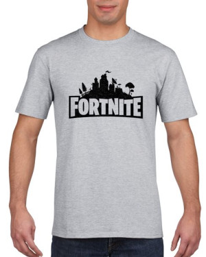 Koszulka męska Fortnite Battle Royale M Szary