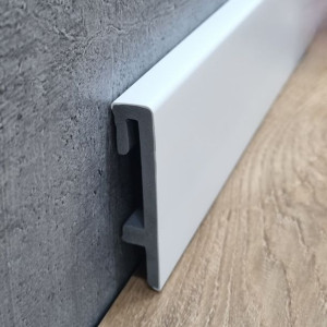 Listwa przypodłogowa ESPUMO ESP201 VOX 8cm Biała