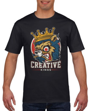 Koszulka męska Creative Kings XL Czarny