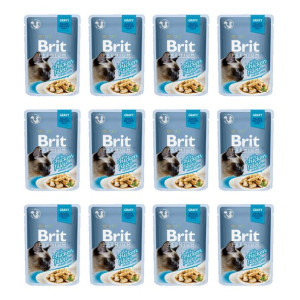 Pakiet Brit Premium Chicken Fillets Kurczak 12 x 85 g