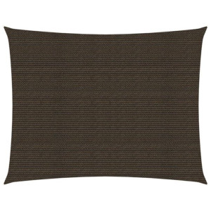 Żagiel przeciwsłoneczny, 160 g/m², brązowy, 3x4 m, HDPE