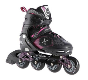 Rolki Nils Extreme Na9080 R.m (35-38) Cz/fiolet