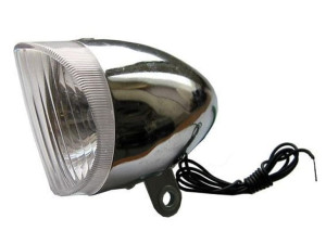Lampka latarka rowerowa przód Retro M461317