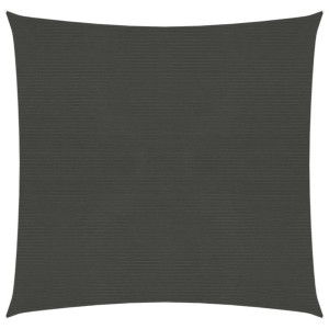 Żagiel przeciwsłoneczny, 160 g/m², antracytowy, 2,5x2,5 m, HDPE