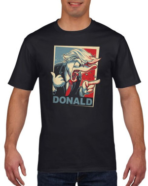 Koszulka męska Donald Trump Ameryka USA XXL Czarny