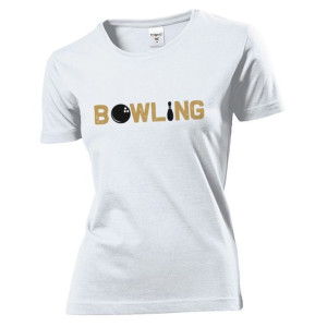 Koszulka damska Kręgle Bowling XL Biały