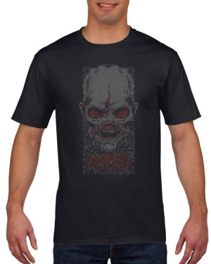 Koszulka męska Avarkus Zombie Horror S Czarny