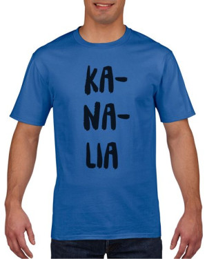 Koszulka męska Kanalia S Niebieski