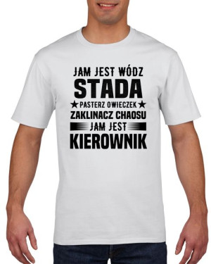 Koszulka męska Jam jest Kierownik M Biały