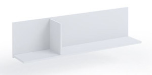 Półka wisząca ścienna 120cm biała mat L9
