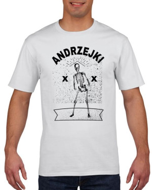 Koszulka męska Andrzejki XXL Biały