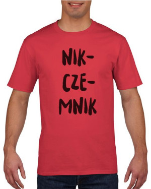 Koszulka męska Nikczemnik L Czerwony