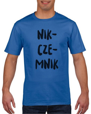 Koszulka męska Nikczemnik S Niebieski