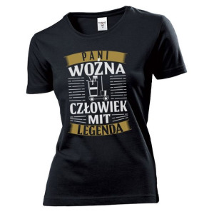 Koszulka damska Woźna Człowiek Mit Legenda XXL Czarny