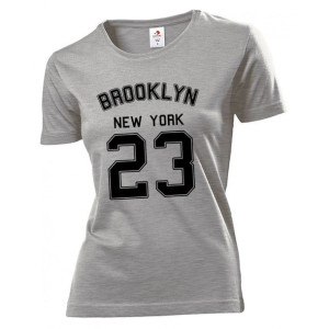 Koszulka damska Brooklyn New York L Szary