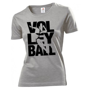 Koszulka damska Siatkówka Volleyball S Szary