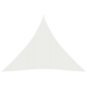 Żagiel przeciwsłoneczny, 160 g/m², biały, 6x6x6 m, HDPE