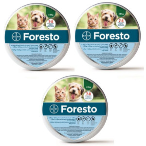 Zestaw Promocyjny 3 Foresto dla Kota i Psa do 8 kg