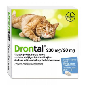  Drontal dla Kotów 2 Tabletki
